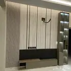 دولاب شاشة مع أرفف مودرن وجميل