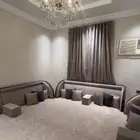 شقه للايجار مؤثثه بالريان ثلاث غرف وصاله ومطبخ وثلاث دورات م
