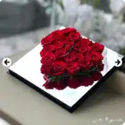 تنسيق باقه ورد ربطه داخلها 10حبه مع شريط اللون الاختياري 27