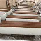 كراسي طاولات خرسانية حدائق مصدات تجميلي