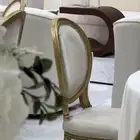 كراسي ديور خشب ذهبي