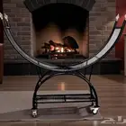 حامل حطب متنقل