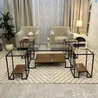طقم طاولات أنيق مكون من 5 قطع   تصميم عصري ولمسة فاخرة